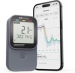 Airthings 325 Corentium Home 2 Smart Digital Radon Detector - Portable and Easy-to-use Radon Testing with Bluetooth connectivity and Humidity & Temperature Sensors - Image 2