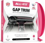 All-Fit Automotive Car Gap Filler – 10 Ft Pink Trim Molding for Car Accessories Interior – Universal, Flexible Car Interior Accessories for Dashboards, Panels, & Air Vents – Easy DIY Installation - Image 2