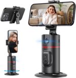 Auto Face Tracking Tripod, No App, Smart Shooting Phone Holder with Remote, 360° Rotation Body Phone Camera Mount with Phone Holder Body Smart Tracking Tripod for Vlog/TIK Tok - Image 2
