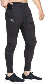 BROKIG Mens Lightweight Gym Jogger Pants,Men's Workout Sweatpants with Zip Pocket - Image 2