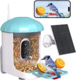 Bird Feeder with Camera, Smart Bird Feeder with Camera 1 Year Trial AI Identify Birds Species with 3W Solar Panel HD Live Video Birds House with Cam 2L Capacity Gift for Men Women - Image 2