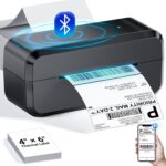 Bluetooth Thermal Shipping Label Printer, Wireless 4x6 Label Printer for Shipping Packages & Small Business, Compatible with Android, IOS, Windows and Mac, Widely Used for Ebay, Amazon, Shopify, Etsy - Image 2
