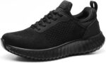 Bruno Marc Women's Non Slip Work Shoes Walking Black & Lightweight Food Service Chef Kitchen Restaurant Resistant Sneakers - Image 2
