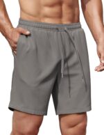 COOFANDY Men's Gym Workout Shorts 8 Inch Quick Dry Athletic Shorts Lightweight Drawstring Running Shorts - Image 2