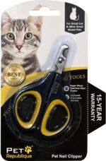 Cat Nail Clippers by Pet Republique – Professional Stainless-Steel Nail Clipper for Cats, Kittens, Hamster, Rabbits, Birds, & Small Breed Animals Claw Trimmer - Image 2