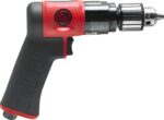 Chicago Pneumatic CP9285C - Air Power Drill, 3/8 Inch (10 mm), Keyed Chuck, Pistol Handle, 0.62 HP / 460 W, Stall Torque 4.1 ft. lbf / 5.5 NM, 3000 RPM, Hand Drill, Power Tools & Home Improvement - Image 2