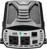 Cobra PURE SINE 400W Power Inverter, Portable – 400 Watt Car Charger, 2 Grounded AC Outlets, 2 Fast Charge USB Ports and Remote Controller (CPIALCDG1) Compatible - Image 2