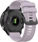 Compatible with Garmin Forerunner 955 Watch Band for Women Men, Soft Silicone Replacement Bands Wristbands Accessory Straps Compatible with Garmin Forerunner 955 Solar Smartwatch - Image 2