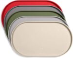 DogBuddy Dog Food Mat - Waterproof Dog Bowl Mat, Silicone Pet Mat for Food and Water Bowls, Nonslip Pet Feeding Mat with Edges, Dogs Food Mats for Floors, Puppy Supplies (Small, White Sand) - Image 2