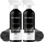 EVEO® Screen Cleaner Spray Kit (Streak-Free) TV Screen Cleaner for Smart TV, LCD, LED, OLED | Computer Screen Cleaner Spray and Wipe Microfiber Cloth - TV, Monitor, Laptop, iPad, Car - 6.7oz 2 Pack - Image 2