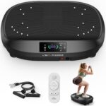 FLYBIRD Vibration Plate Exercise Machine, 120 Adjustable Speed High Intensity Vibration for Muscle Toning Weight Loss Lymphatic Drainage, Full Body Workout Vibration Plate Ideal for Fitness & Recovery - Image 2