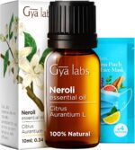 Gya Labs Neroli Essential Oil for Diffuser - 0.34 Fl Oz - 100% Pure Natural Fragrance Neroli Oil for Skin, Face, Aromatherapy & Candle Making Scent - Image 2