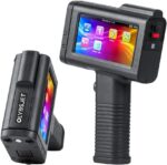 Handheld Inkjet Printer HH6105B2 with bt-2580P Black & LED Touch Screen for Code Variable Data QR Logo Serial on Multi Surface,Expiration Date Printer (Support 17 Languages) (0.5inch/B2) - Image 2