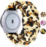 JIELIELE 20mm 22mm Watch Band for Women, Cute Scrunchie Quick Release Replacement Watch Bands, Compatible with Samsung Galaxy Watch 7/6/5/4/Active 2/FE/Gizmo/Amazfit Bip/Garmin Vivoactive 3 Bands - Image 2