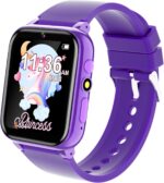 Kids Smart Watch Girls Ages 3-12, Girls Toy Smart Watch for Kids with 26 Games Step Counter Pedometer Learning Card Audio Book Educational Watch for Girls, Toys for Girls Birthday Gift Ideas - Image 2