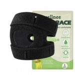 Knee Brace for Women Men Adjustable Support with Cushioned Silicone Pad Anatomical Cut Design for Men Women Athletic Training Patellar Tendon Support (Black) - Image 2