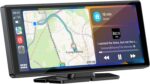 LAMTTO 9.26-inch Wireless CarPlay Screen for Car Compatable with Apple CarPlay& Android Auto,Portable Car Stereo with GPS Navigation,Bluetooth,Mirror Link,Drive Play,Touch Screen for All Vehicles - Image 2
