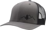 LINDO Trucker Hat [ Great Outdoors Design ] for Men and Women: Mid Profile Cap with Breathable Mesh Back and Adjustable Snap - Image 2