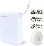LMASBLTER D110M Label Maker Machine with Tape Portable Bluetooth Sticker Label Printer with Different Fonts Easy to Use Ideal for Home Office Organization Small Business Supplies USB Rechargeable - Image 2