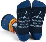 Lavley Outdoors Socks With Fun Sayings - Cool Gifts for Hiking, Camping, and Mountain Lovers - Image 2