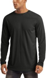 MAGCOMSEN Men's Long Sleeve Shirts UPF 50+ UV Sun Protection Athletic Shirts for Hiking Running Workout Rash Guard - Image 2