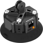 MOVMAX 4.5" Solar Electronic Suction Cup, Compatible with Blade Arm for Pocket 3/Action Camera Car Mount, Solar-Powered/Auto Pressure Detection/LCD Display - Image 2