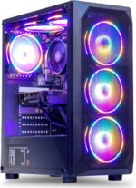 MXZ Gaming PC Desktop Computer, AMD Ryzen 5 5600, RTX 4060Ti, 16GB DDR4, NVME 1 T SSD, 6RGB Fans, Win 11 Pro Ready, Gamer Desktop Computer(R5 5600| RTX4060Ti) - Image 2