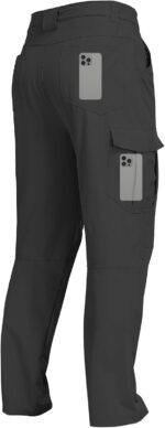 Men's Hiking Cargo Pants Water Resistant Quick Dry Lightweight Fishing Camping Cycling Travel Outdoor Pants - Image 2
