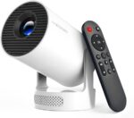 Mini Projector 4K support with WiFi 6 and Bluetooth 5.4, 5w Soundbase Speaker, Auto Vertical Keystone 180°Rotatable Portable Proyector for Home Bedroom Outdoor HY300Pro+ - Image 2