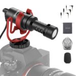 NEEWER Plug & Play Vlog Microphone for Camera, 20-20KHz Mini Supercardioid Mic Compatible with Sony Canon Nikon iPhone Samsung Android Tablet Mac with 3.5mm TRS USB C OTG Shock Mount Windscreen, VM10 - Image 2