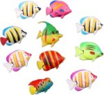 NUOBESTY 10pcs Artificial Plastic Fishes Simulated Small Floating Fish for Aquarium Fish Tank Ornaments (Random Style) - Image 2