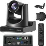 NexiGo PTZ Camera 20X Optical Zoom with PoE HDMI/3G-SDI/USB/LAN IP Streaming Outputs, Auto AI Tracking for Video Conferencing Live Streaming Meeting Church Services Worship Skype Zoom Teams OBS - Image 2