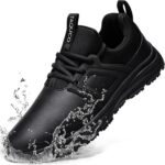 Non Slip Work Shoes for Mens Slip On Sneakers Waterproof Chef Kitchen Shoe Comfortable Slip Resistant Restaurant Footwear Hombre Zapatos de Trabajo, Black - Image 2