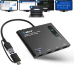 OREI SplitExtend HDMI Splitter Extended Display for Quad Monitor - Multi-Monitor Display 5 Separate Screens - USB-C Adapter to HDMI 2.0, 4K@30Hz Outputs - Windows and Mac Compatible - Image 2