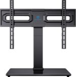 PERLESMITH Universal Swivel TV Stand Mount for 37-80 Inch LCD OLED Flat/Curved Screen TVs-Height Adjustable Table Top TV Stand/Base with Wire Management,VESA 600x400mm up to 99lbs,PSTVS35 - Image 2