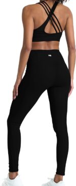 POPSUGAR 2 Piece Workout Sets for women, High Waist Leggings and Sports Bra Yoga Set Matching Gym Pilates Running Work Outfit - Image 2