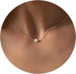 Pearl Necklaces for Women,14K Real Gold Plated Dainty Cute Pearl Necklace for Women Handmade Pearl Chain Necklace Everyday Jewelry Gift - Image 2