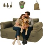 Portable Inflatable Couch for Camping with Built-in Pump Durable Inflatable Furniture Luxury Blow Up Couch Stylish Outdoor Air Sofa Perfect for Backyard Beach Music Festival Party - Image 2