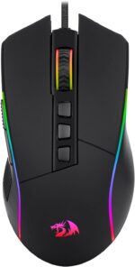 Redragon Gaming Mouse, Wired Gaming Mouse 16,000 DPI Opitacl Sensor, Mouse with Fire Button, Macro Editing Programmable RGB Ergonomic Mouse for Laptap/PC/Mac - Image 2