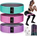 Renoj Resistance Bands, Yoga Starter Sets for Women and Men, 3 Set of Stretch Exercise Workout Bands for Booty Legs, Elastic Pilates Flexbands - Image 2