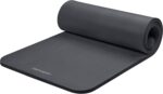Retrospec Solana Yoga Mat 1" Thick With Nylon Carry Strap for Men & Women - Non Slip Exercise Mat for Home Yoga, Pilates, Stretching, Floor & Fitness Workouts - Image 2