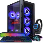 STGAubron Gaming PC Desktop, GeForce RTX 2070 8G Graphics, Intel Core i5-10400F up to 4.3G, 32G DDR4, 2T SSD, WiFi, BT 5.0, RGB Fan x6, RGB BT Sound Bar & Gaming Mic, Windows 11 Home - Image 2