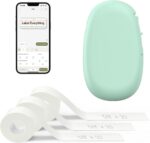 SUPVAN E10 Bluetooth Label Maker Machine with 3 Tapes, Continuous Waterproof Label, Versatile App with 35 Fonts and 1k+ Icons, Inkless Labeler for Home, Kitchen, School, Office Organization, Green - Image 2