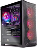 Skytech Gaming Chronos Gaming PC Desktop – Intel Core i7 13700K 3.4 GHz, NVIDIA RTX 4070, 1TB NVME SSD, 32GB DDR5 RAM RGB, 750W Gold PSU, 360mm AIO, 11AC Wi-Fi, Windows 11 Home 64-bit,Black - Image 2