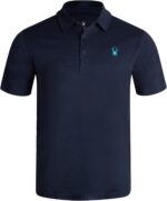 Spyder Mens Polo Shirt - Moisture-Wicking Short Sleeve Athletic Performance Collared Golf Shirt for Men (S-XL) - Image 2