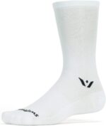 Swiftwick- ASPIRE Crew Cycling Socks, Firm Compression Fit, Moisture Wicking - Image 2
