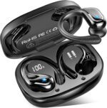 Wireless Earbuds, Sport Bluetooth 5.4 Headphones 2025 New Bluetooth Earbuds with 75Hrs Stereo, 4 ENC Mic, Noise Canceling Over-Ear Buds with Earhooks, IP7 Waterproof Earphones for Workout/Running/Gym - Image 2