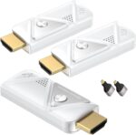 Wireless HDMI Transmitter and 2 Receiver 382FT/100M, 2.4G+5G Plug & Play Wireless HDMI Extender Kit 4K Decode for Streaming Video and Audio to Monitor from Laptop/PC/TV Box/Projector - Image 2