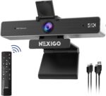 Zoom Certified, NexiGo N950P (Gen 2) 4K Zoomable Webcam, RF Remote, Sony_Starvis Sensor, 5X Digital Zoom, Pro Web Camera with Dual Stereo Mics, for Zoom Skype Teams Twitch - Image 2