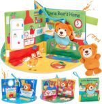 hahaland Baby Book for 1 Year Old - Touch and Feel Soft Activity Books Tummy Time Baby Toy 6 9 12 18 Months Interactive Book for Babies 6-12 Month on Airplane Christmas Birthday Gift Stocking Stuffers - Image 2